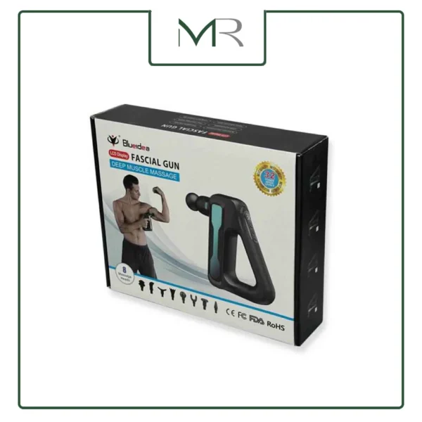 ماساژور تفنگی FASCIAL GUN برند BlueIdea مدل BLD-888